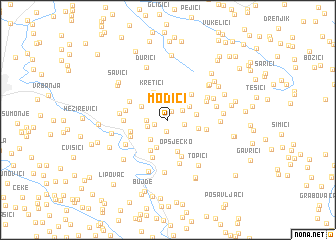 map of Modići