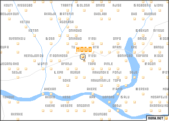 map of Modo