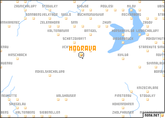 map of Modrava