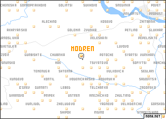 map of Modren