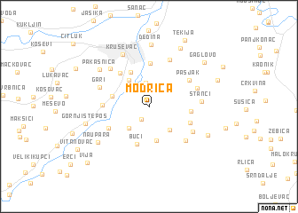 map of Modrica