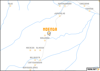 map of Moenda