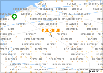 map of Moerdijk