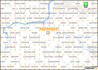 map of Moerhoek