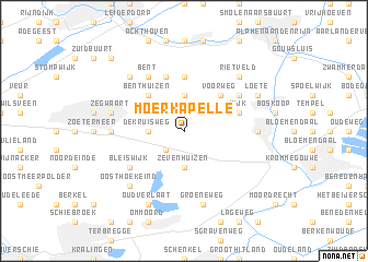 map of Moerkapelle