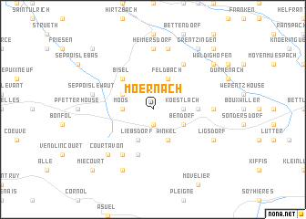 map of Moernach