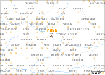 map of Mões