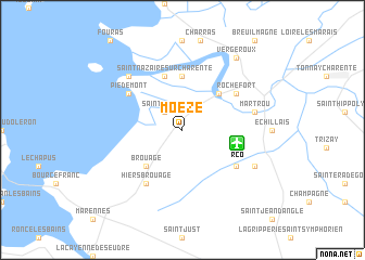 map of Moëze