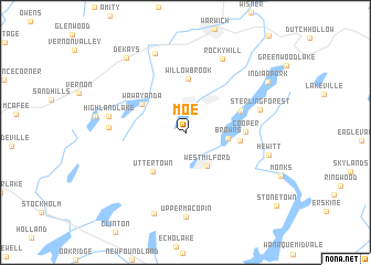 map of Moe