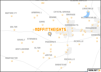 map of Moffitt Heights