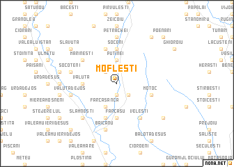 map of Mofleşti