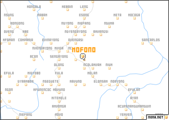 map of Mofono