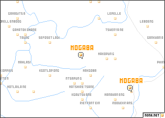map of Mogaba