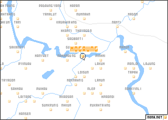 map of Mogaung