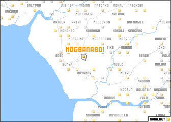 map of Mogbanaboi