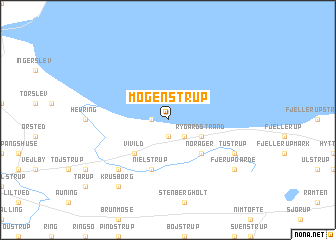 map of Mogenstrup