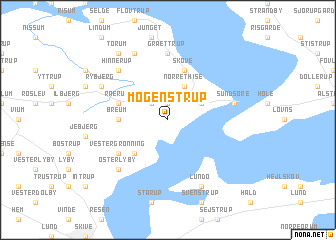 map of Mogenstrup