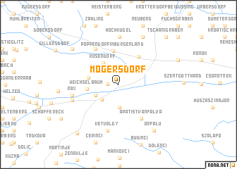 map of Mogersdorf