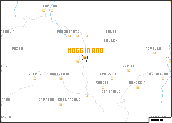 map of Mogginano