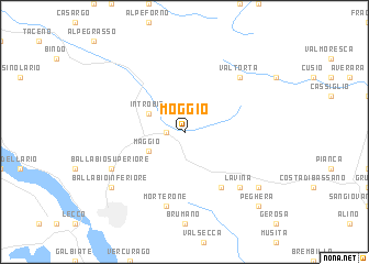 map of Moggio