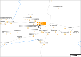 map of Moghān