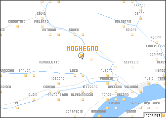 map of Moghegno