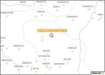 map of Mogh Moḩammad