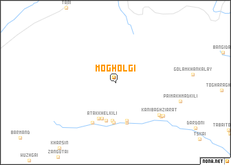 map of Moghol Gī