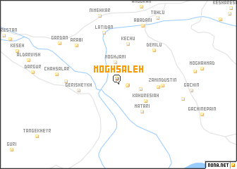 map of Mogh Şāleḩ