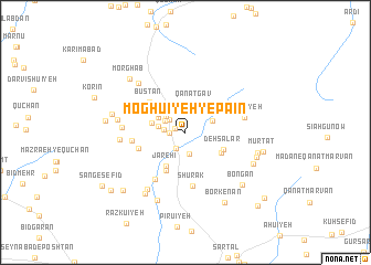 map of Moghū\