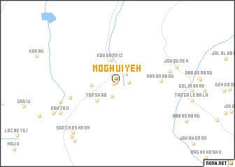 map of Moghū\