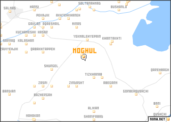 map of Moghūl