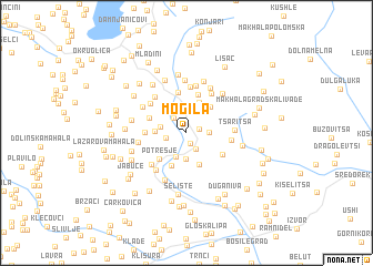 map of Mogila