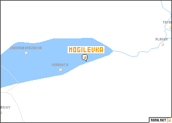 map of Mogilëvka