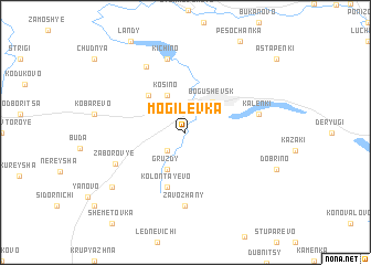 map of Mogilëvka