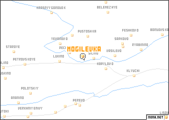 map of Mogilëvka