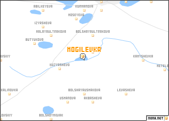 map of Mogilëvka