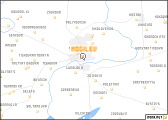 map of Mogilëv