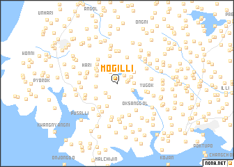 map of Mogil-li