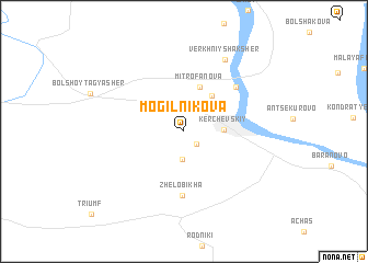 map of Mogil\