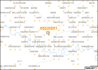 map of Mogimont