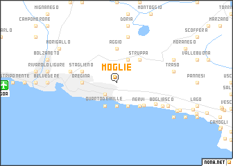 map of Moglie