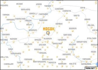 map of Mogok