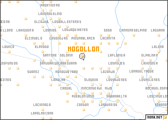 map of Mogollón