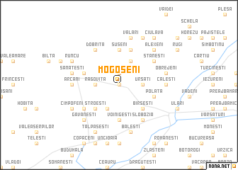 map of Mogoşeni