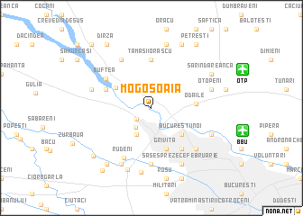 map of Mogoşoaia