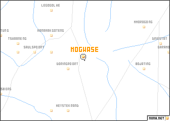 map of Mogwase