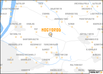 map of Mogyoród