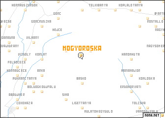 map of Mogyoróska