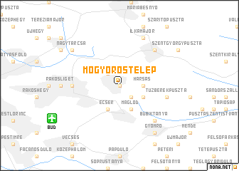 map of Mogyoróstelep
